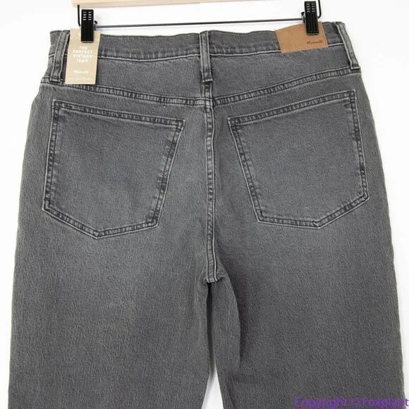 NEW Madewell Perfect Vintage‎ Jean in Cosner Wash: Knee-Rip Edition, 30 - Image 8