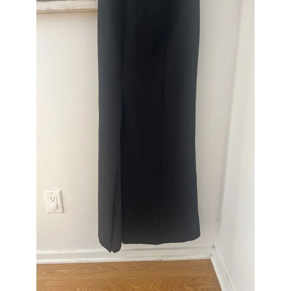 Cinq à Sept $695 Silk Designer Annalie Gown Leg Slit Cut Out Size 0 - Image 7