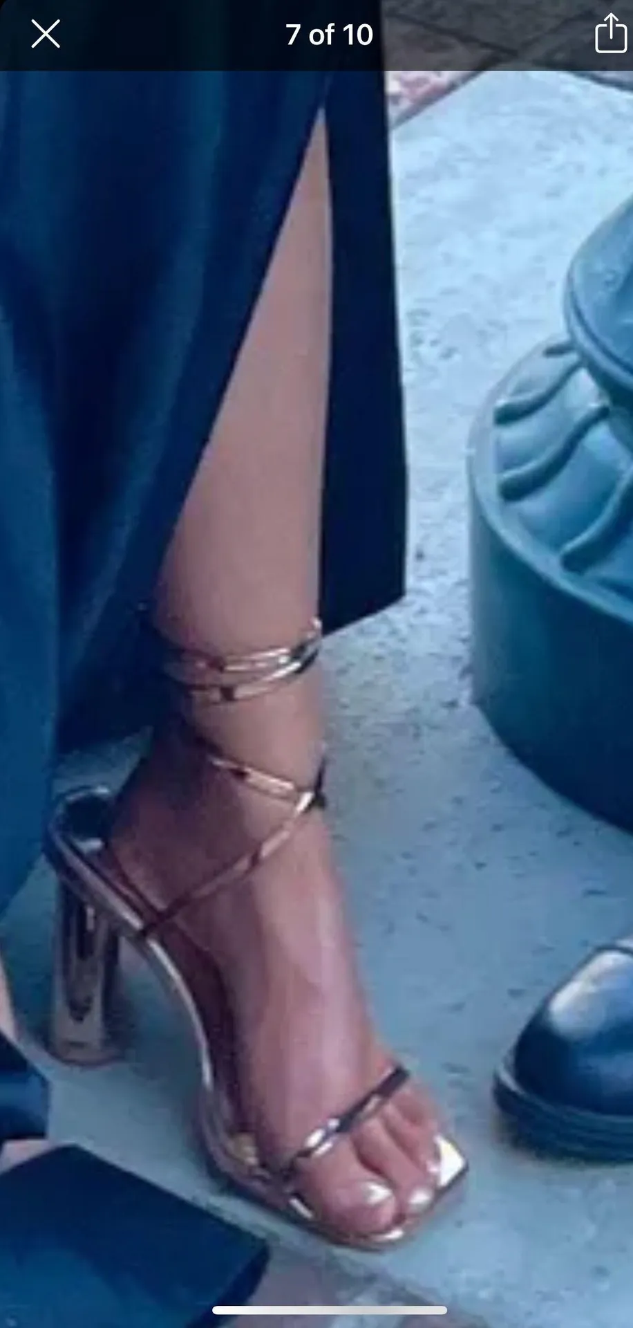 s gold heels - Image 2