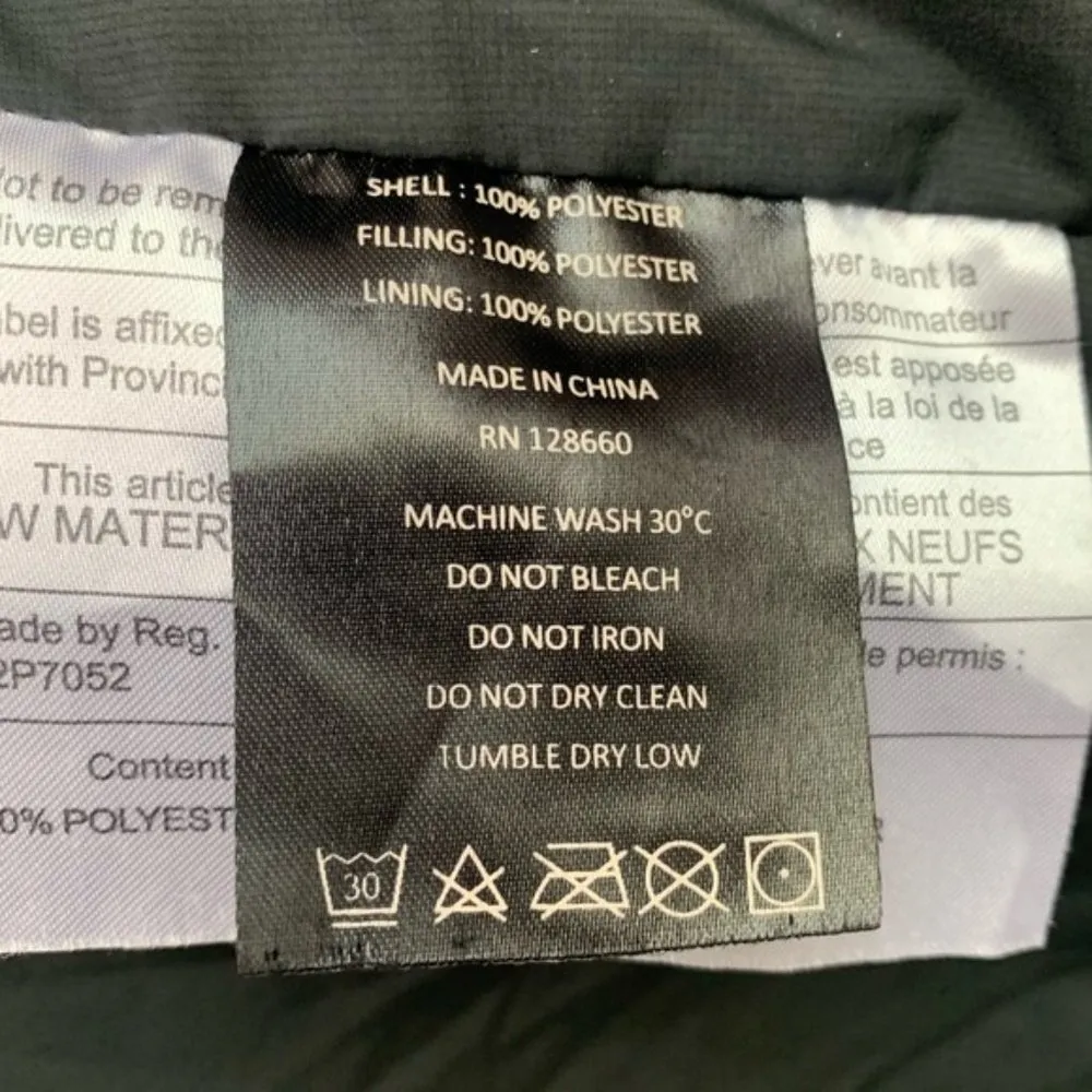 Armada Black Mock Neck Thin Puffer Jacket Size XS - Image 4