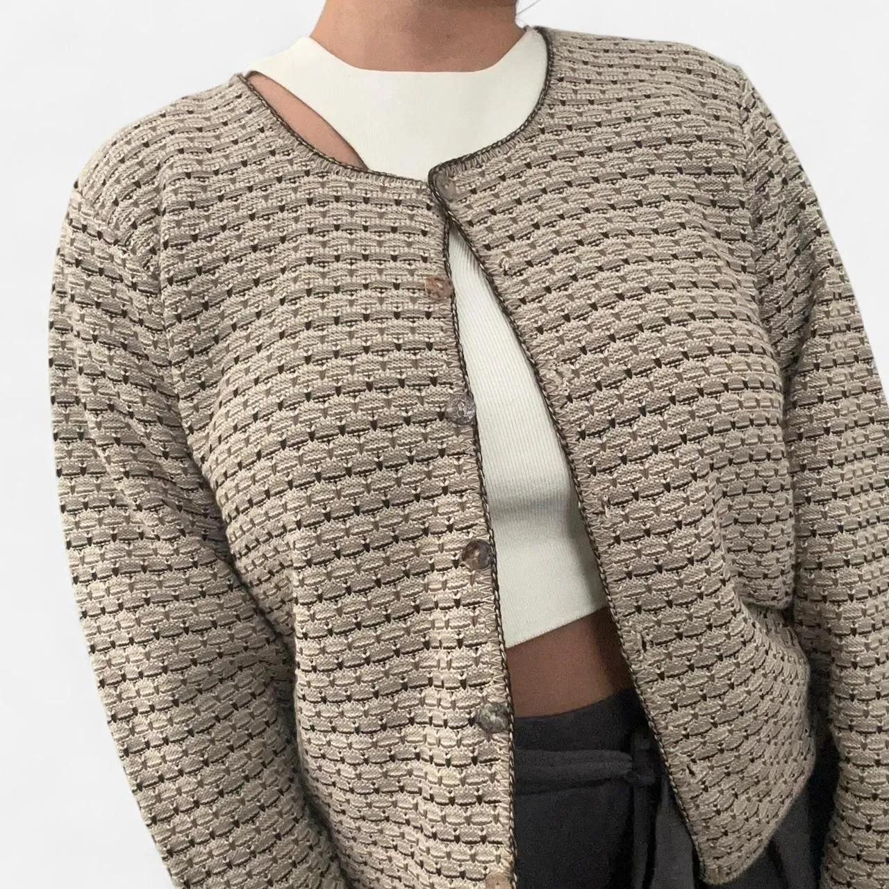 Vintage Grandpa Knit Button - Image 4