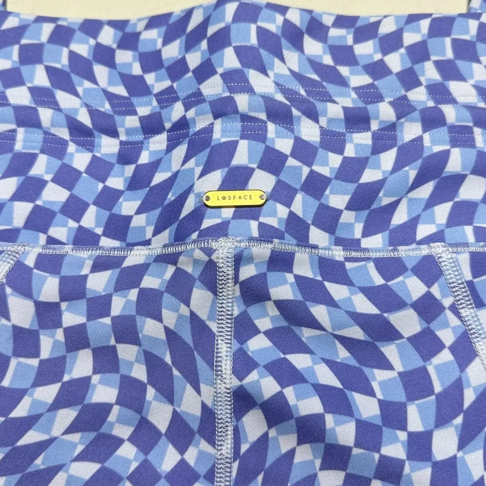 L*Space Blue and White Checkered Leggings - Image 8