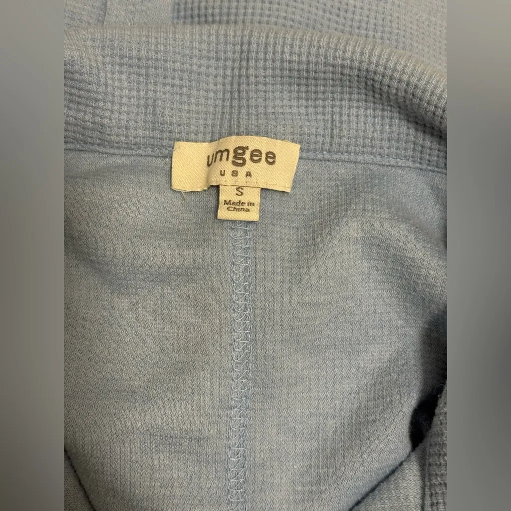 Umgee  Light Blue Button-Down Women's Shirt - Image 3