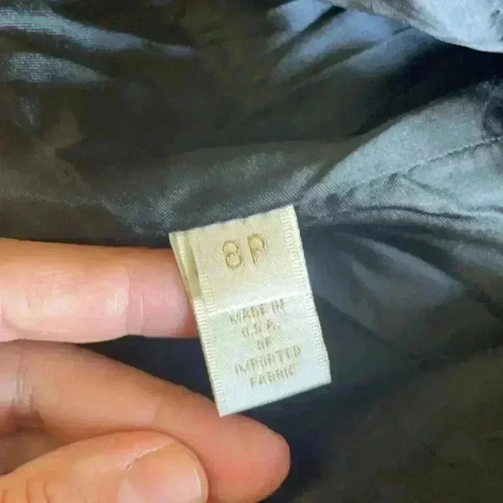 Fleurette Loro Piana Wool Black Coat Sz 8P - Image 9