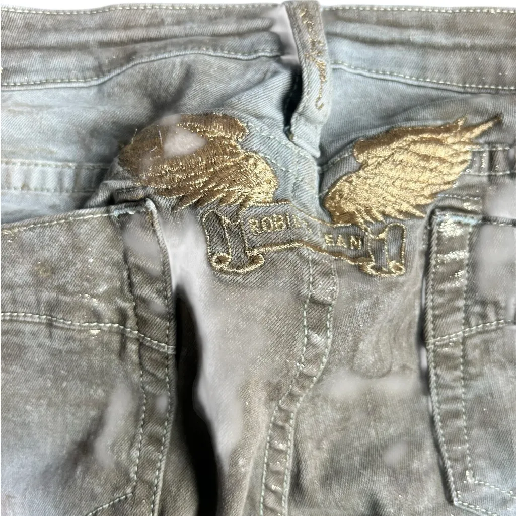 Robin's Jean Women's Silver Skinny Jeans Size 31 - Image 7