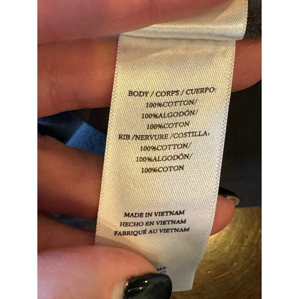 Rails Shirt‎ Women Extra Small Vintage Black Cotton Eyelet Embroidery Byrdie Tee - Image 12