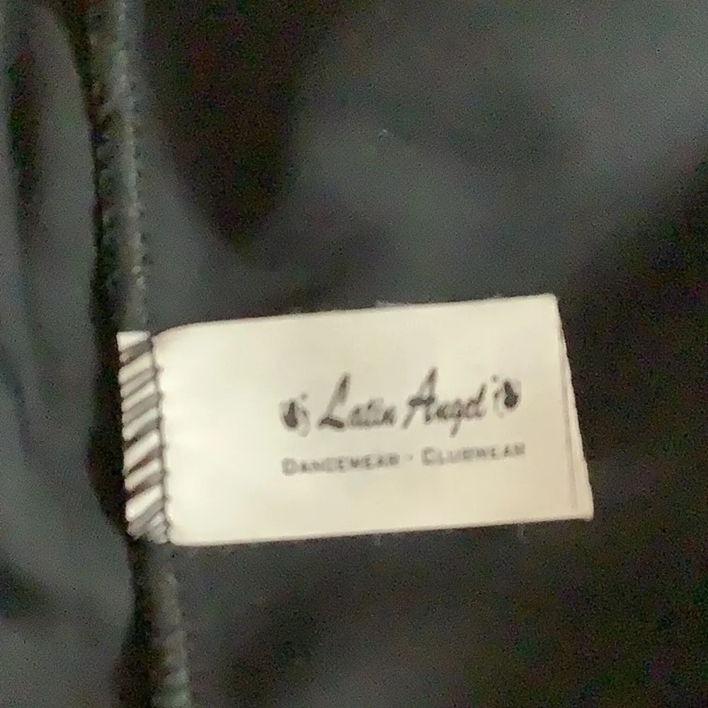 Latin Angel Size XXL Black Ruffle Danceskirt/Swimsuit Cover Up Skirt. New - Image 3