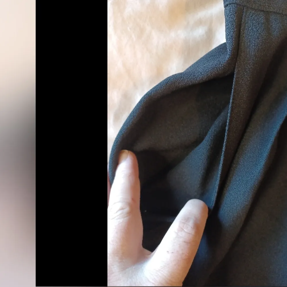 Vintage Sonia Rykiel Black Suit Jacket / Blazer and Pants Size M - Image 14