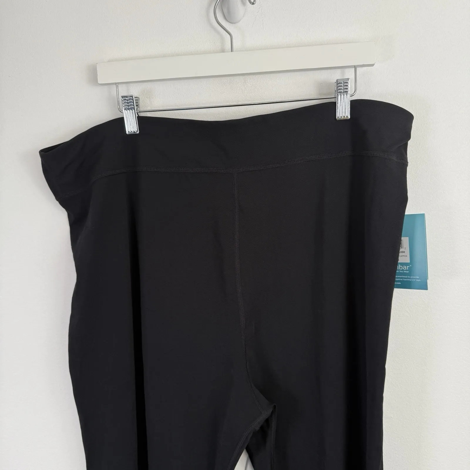 Coolibar Deep Water Swim Capris Black Modest NEW Womens Plus 3x - Image 3