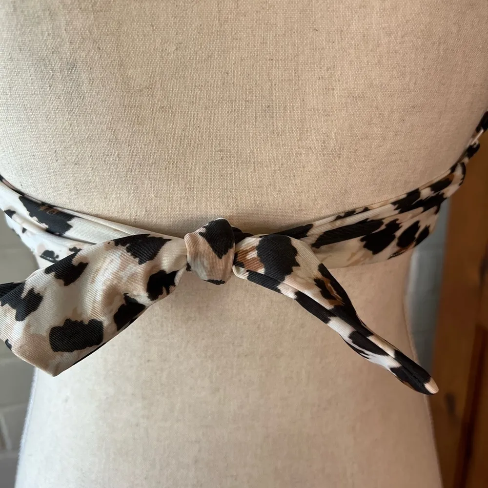 Aerie AE bikini top cheetah Print Nwot Size SP - Image 5
