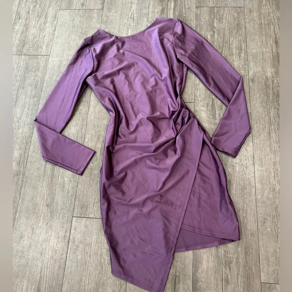 BOUTIQUE wrap style purple dress ✨ Size L - Image 5
