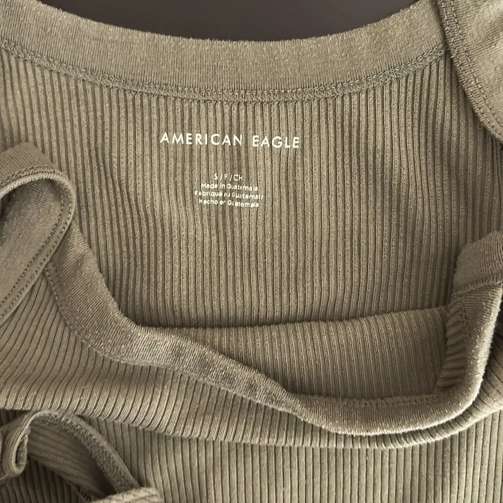 American Eagle Outfitters Green ribbed Bodysuit - Image 3