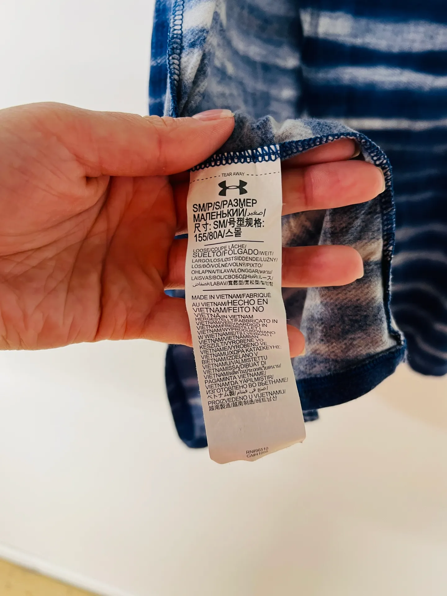 Blue Tie Dye Tank Top - Image 5