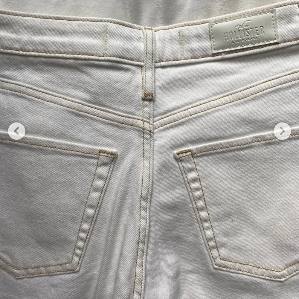Hollister White High-Rise Jeans - Image 8
