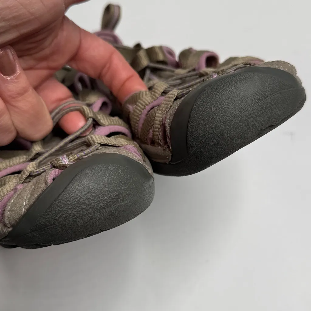 Keen Whisper Sandals Waterproof Hiking Closed Toe Shoes Gray Purple S-452 Sz 7.5 - Image 4