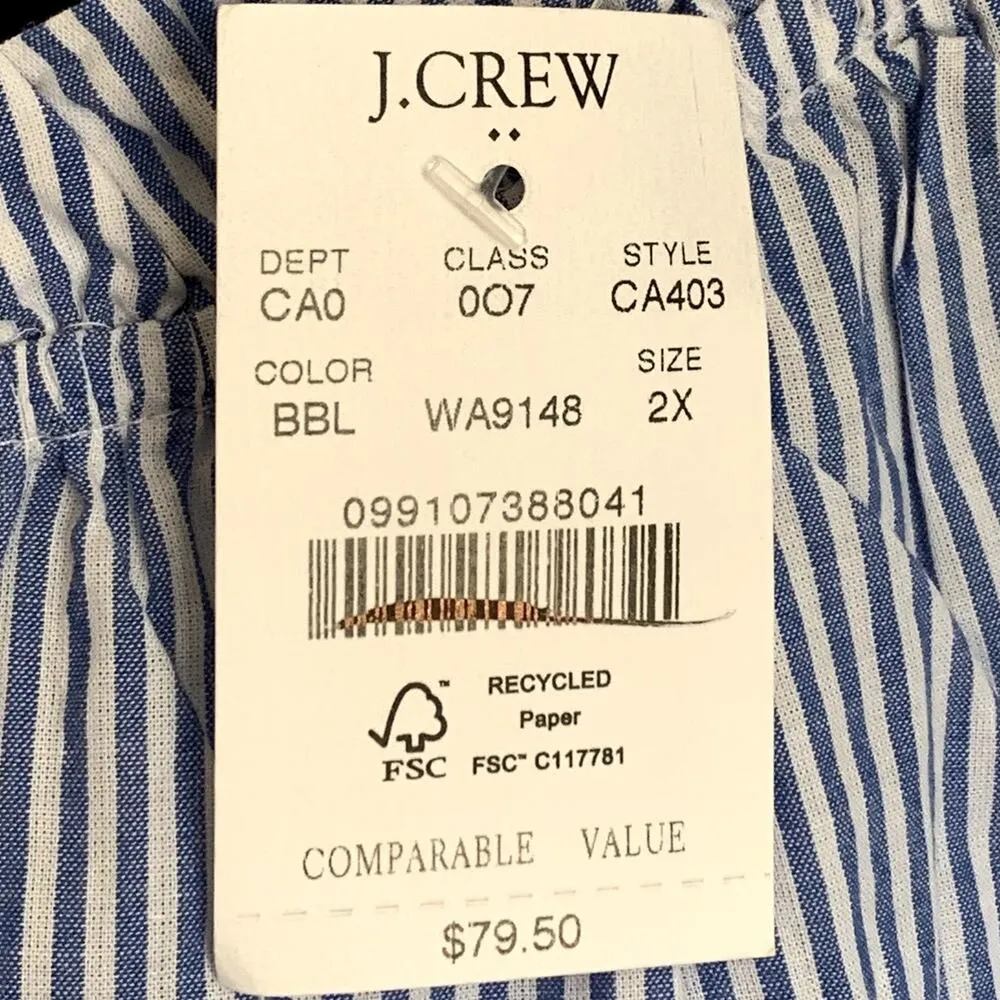 NWT J. Crew Factory Striped Flutter - Image 6