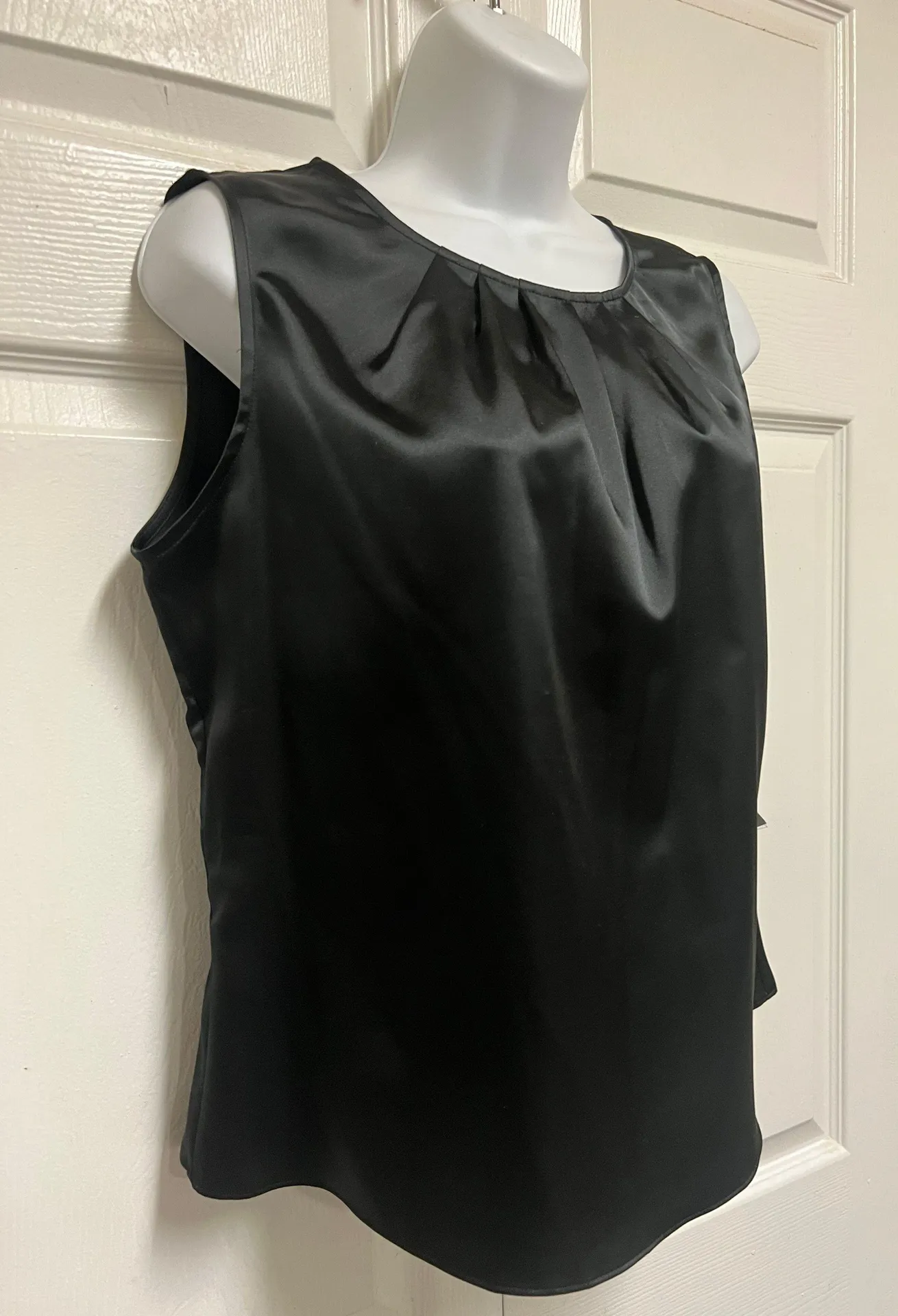 Jones New York Platinum Petite Collection Black Stretch Sleeveless Tank Top - Image 5