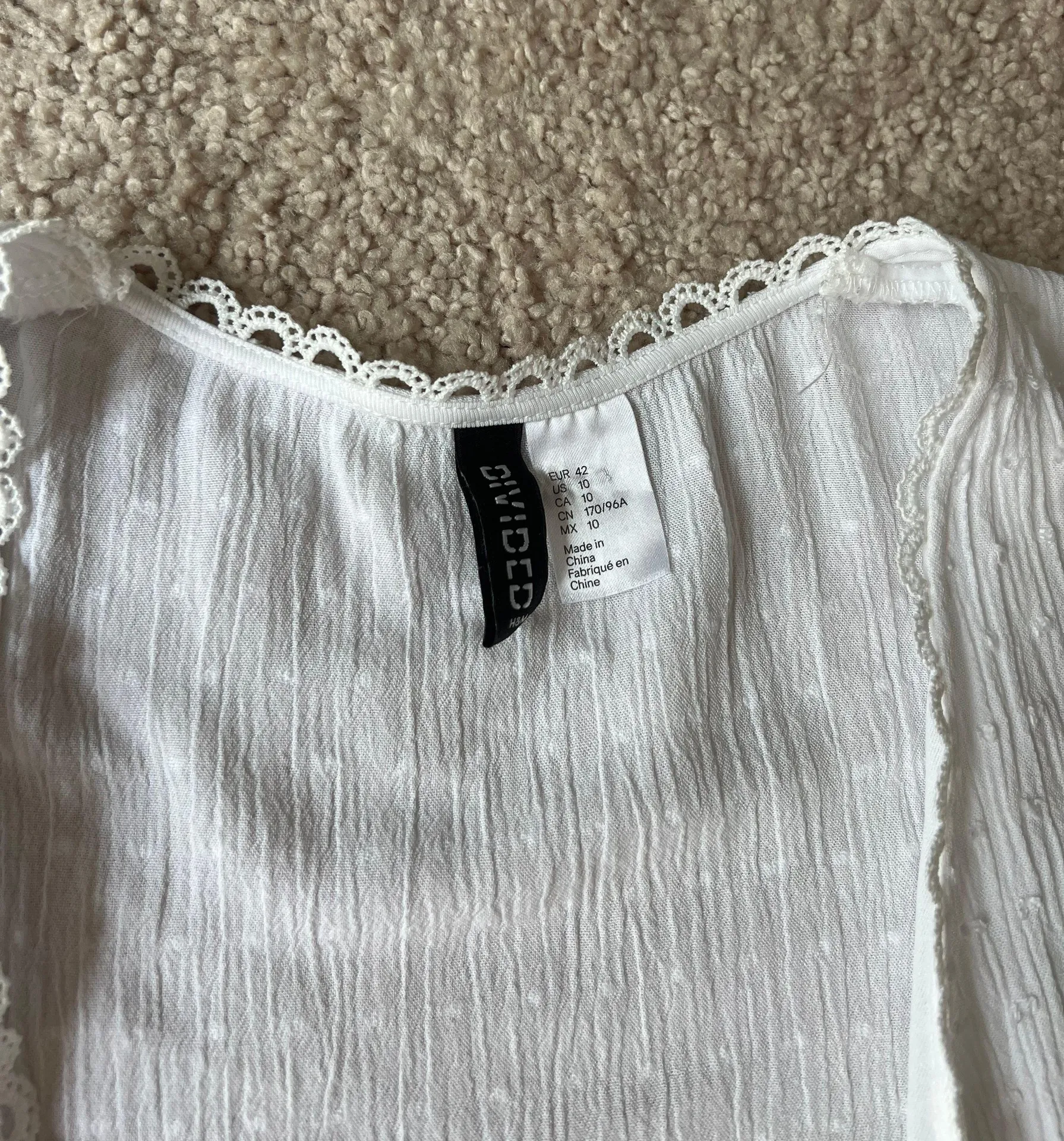 Divided White Ruffle Shirt - Image 5