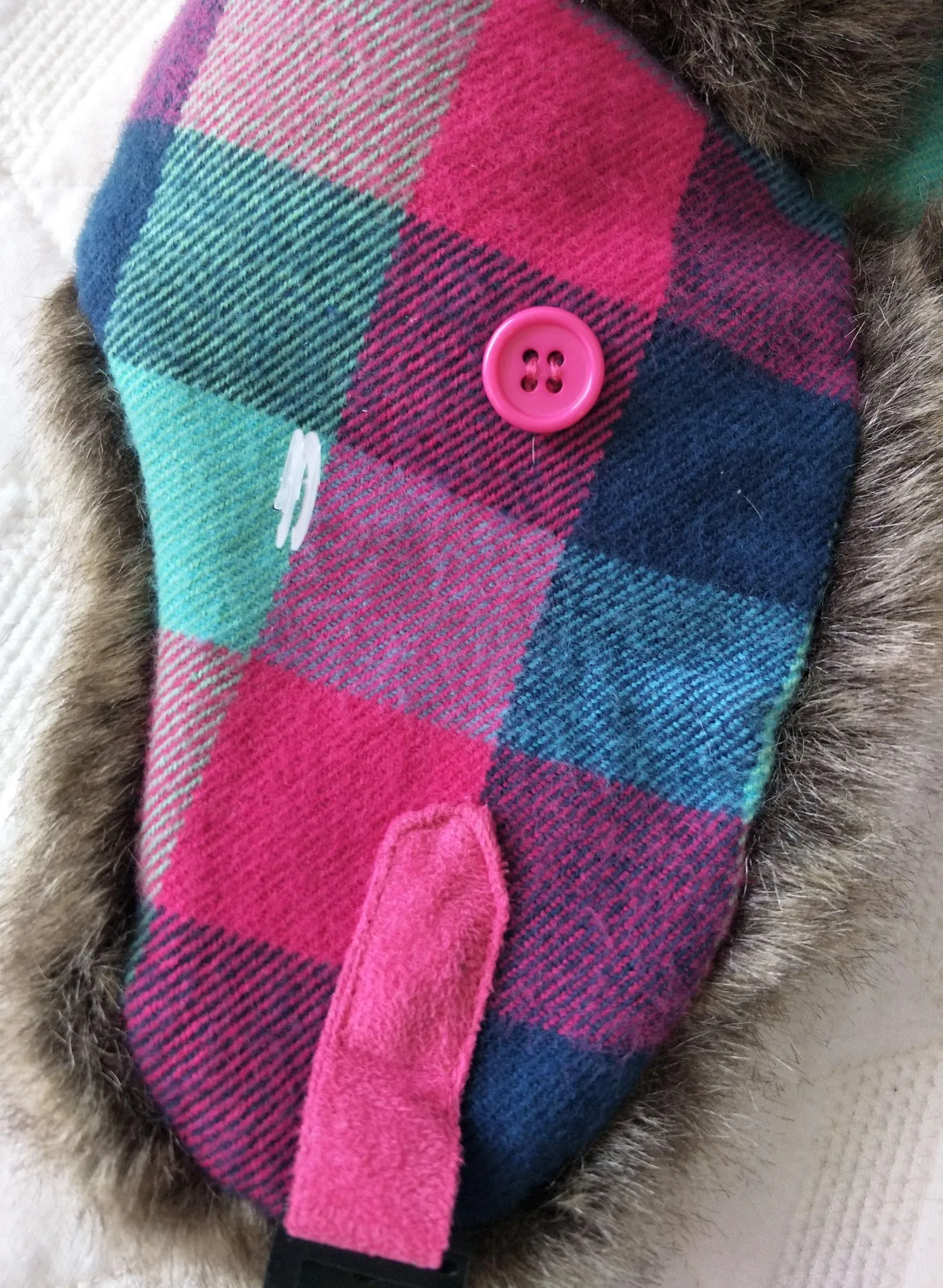 Manhattan company Colorful Checked Warm Hat - Image 6