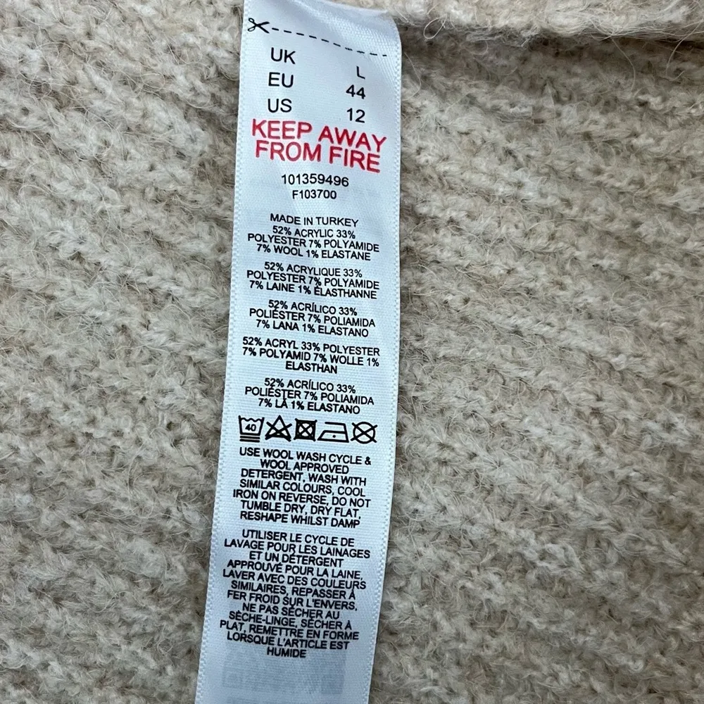 Topshop Camel Tan Cardigan Sweater - Image 4