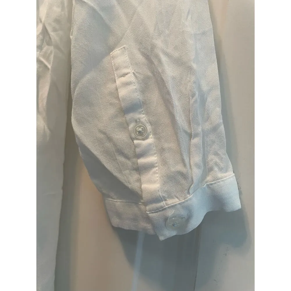 Anthropologie Maeve Ivory Crescent Street Crochet Blouse size 4 - Image 3