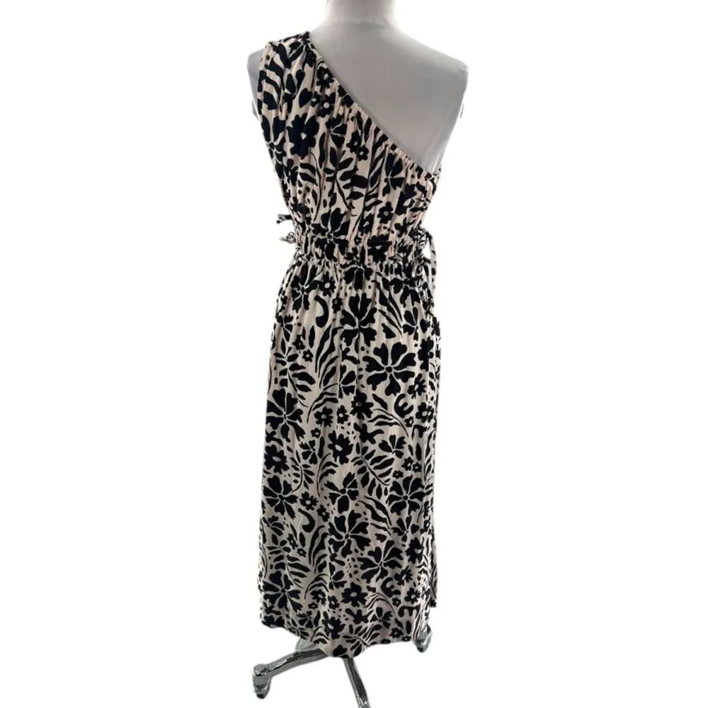 Faithfull the brand Lucila Midi Dress in Sidra Floral Print Ecru - Image 9