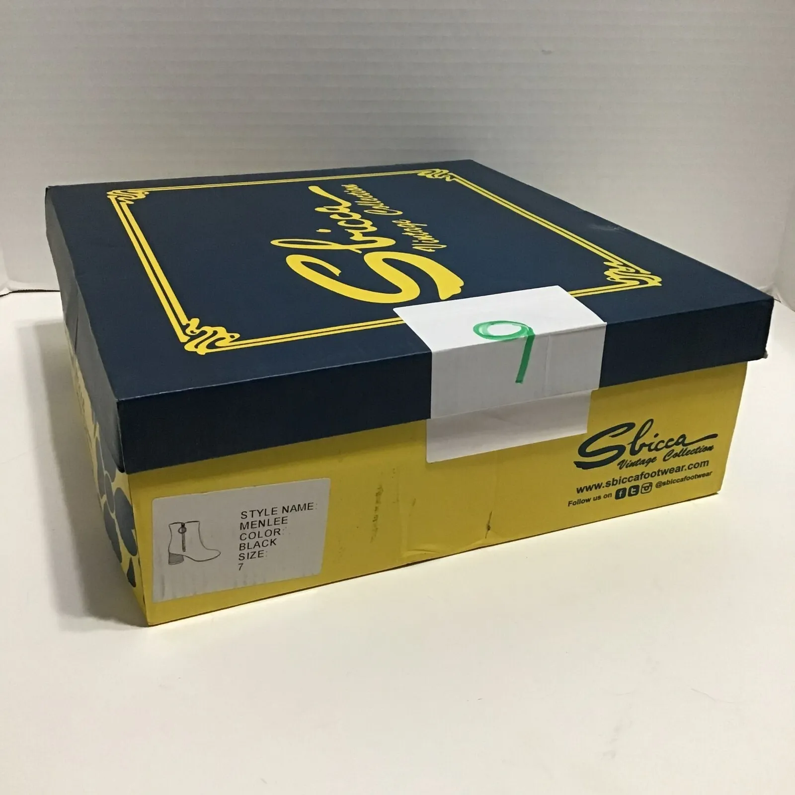 Sbicca Menlee Womens Solid Black Round Toe Side Zip Ankle‎ Bootie Size 7 - Image 9