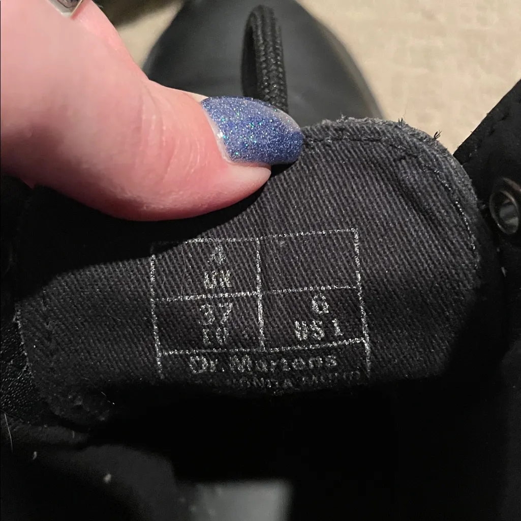 Doc Marten Embroidered Combat Boots - Image 8