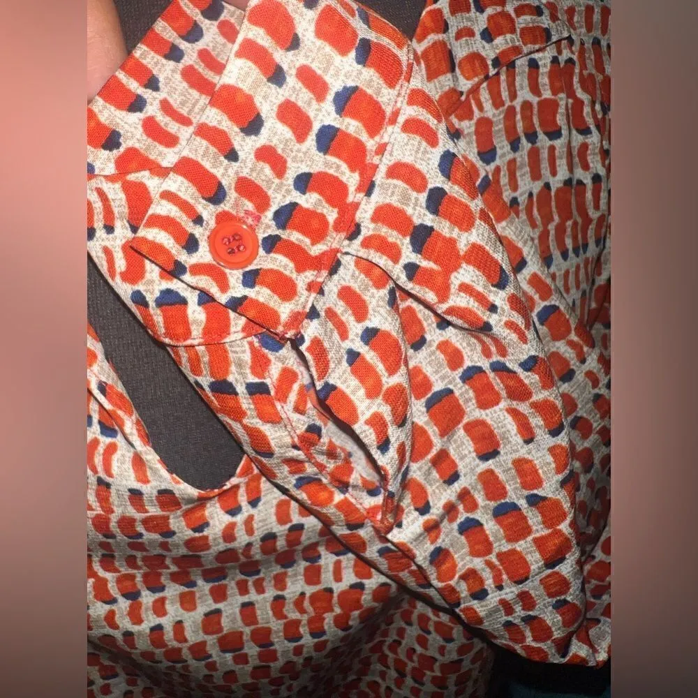 🐘 Collective Concept Orange Print Top - Image 3