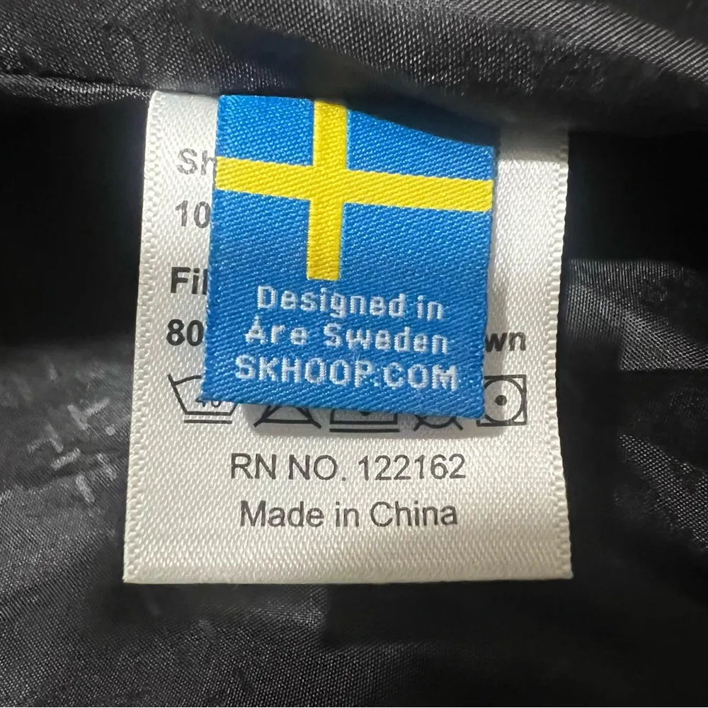 Skhoop Down Zip front outdoor winter fall mini skirt red size XL Sweden - Image 6