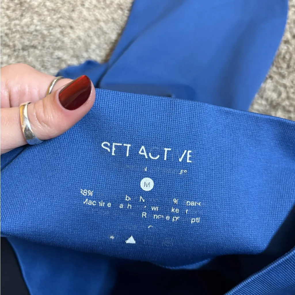 SET Active Leggings Blue Size Medium - Image 5