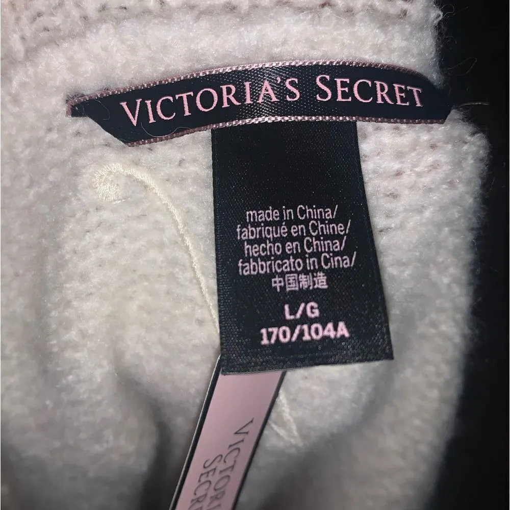 Victoria's Secret Cream Crew Neck Cozy Sweater - Image 2