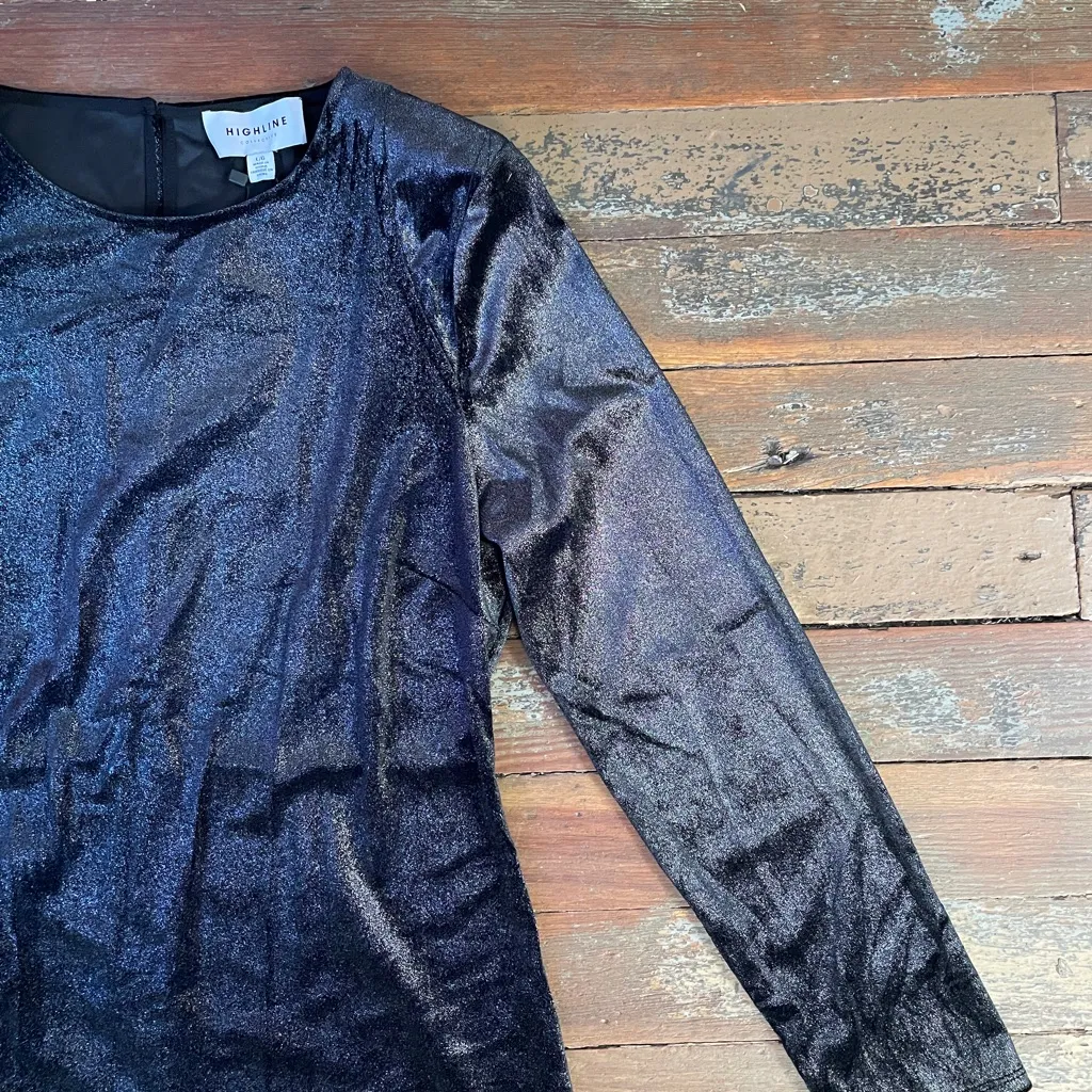 NWT Highline Collective Starry Night Velvet Witchy Mini Dress - Image 12