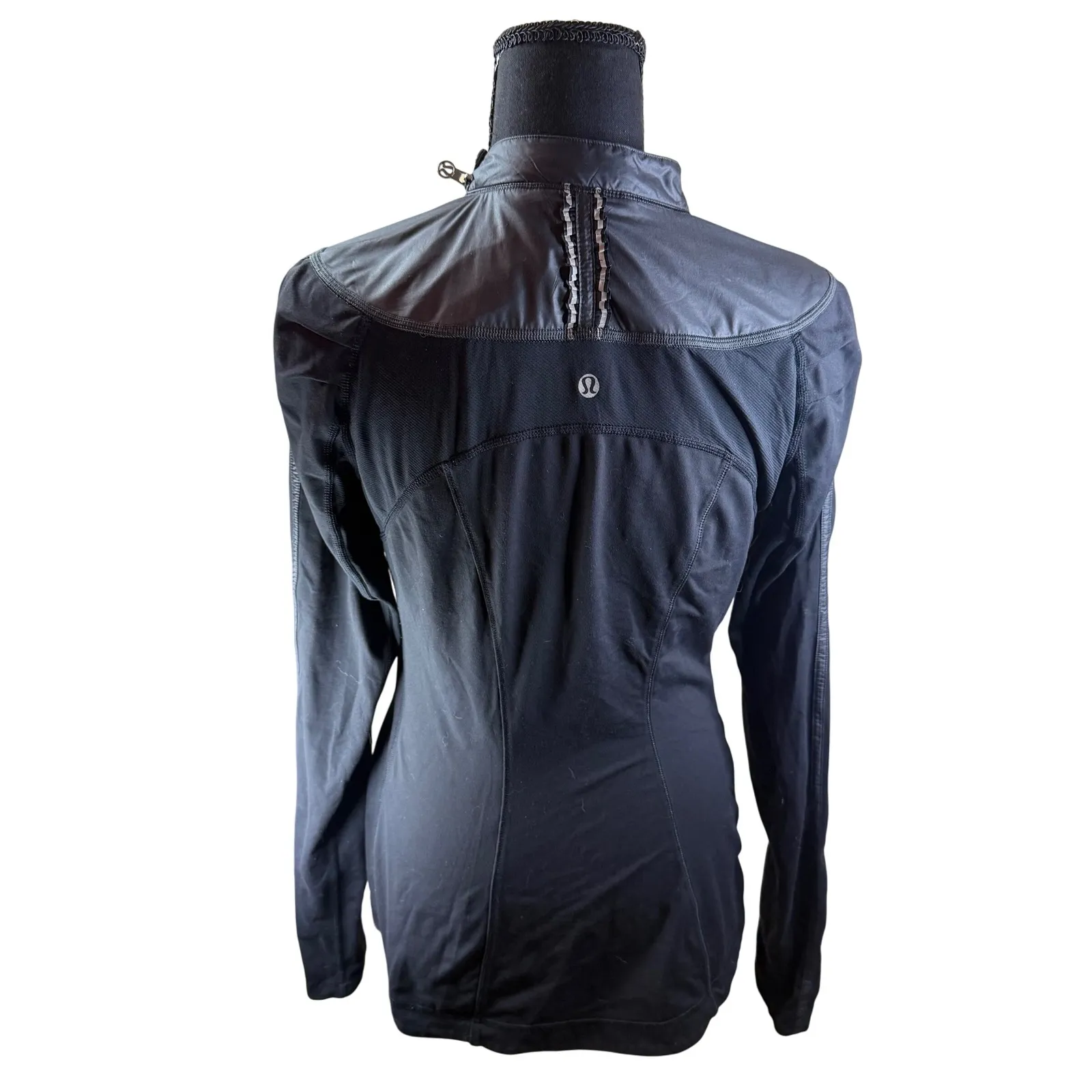 Lululemon Run: Track Time Jacket Size 6 Asymmetrical Zip Athleisure Activewear - Image 9