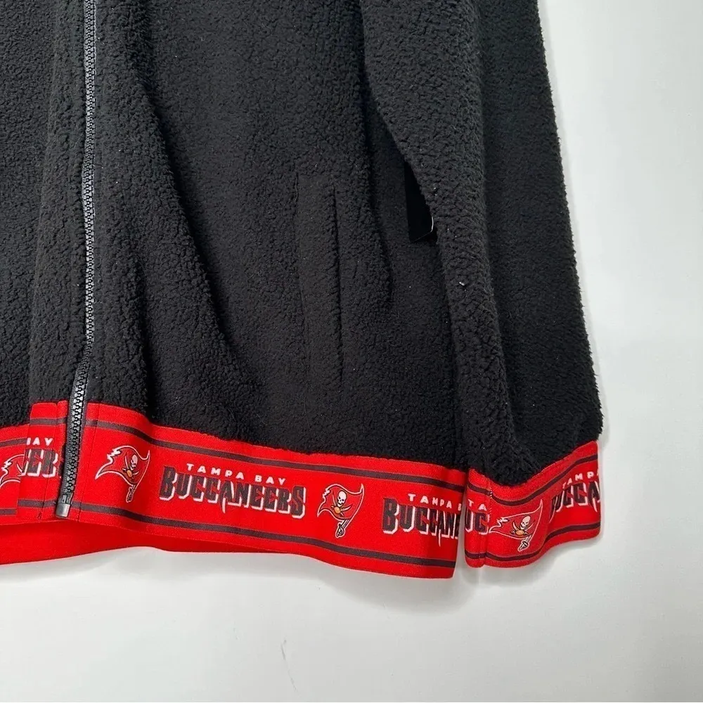 Ultra Game NFL Tampa Bay Buccaneers Zip Up Sherpa Jacket Size XL - Image 7