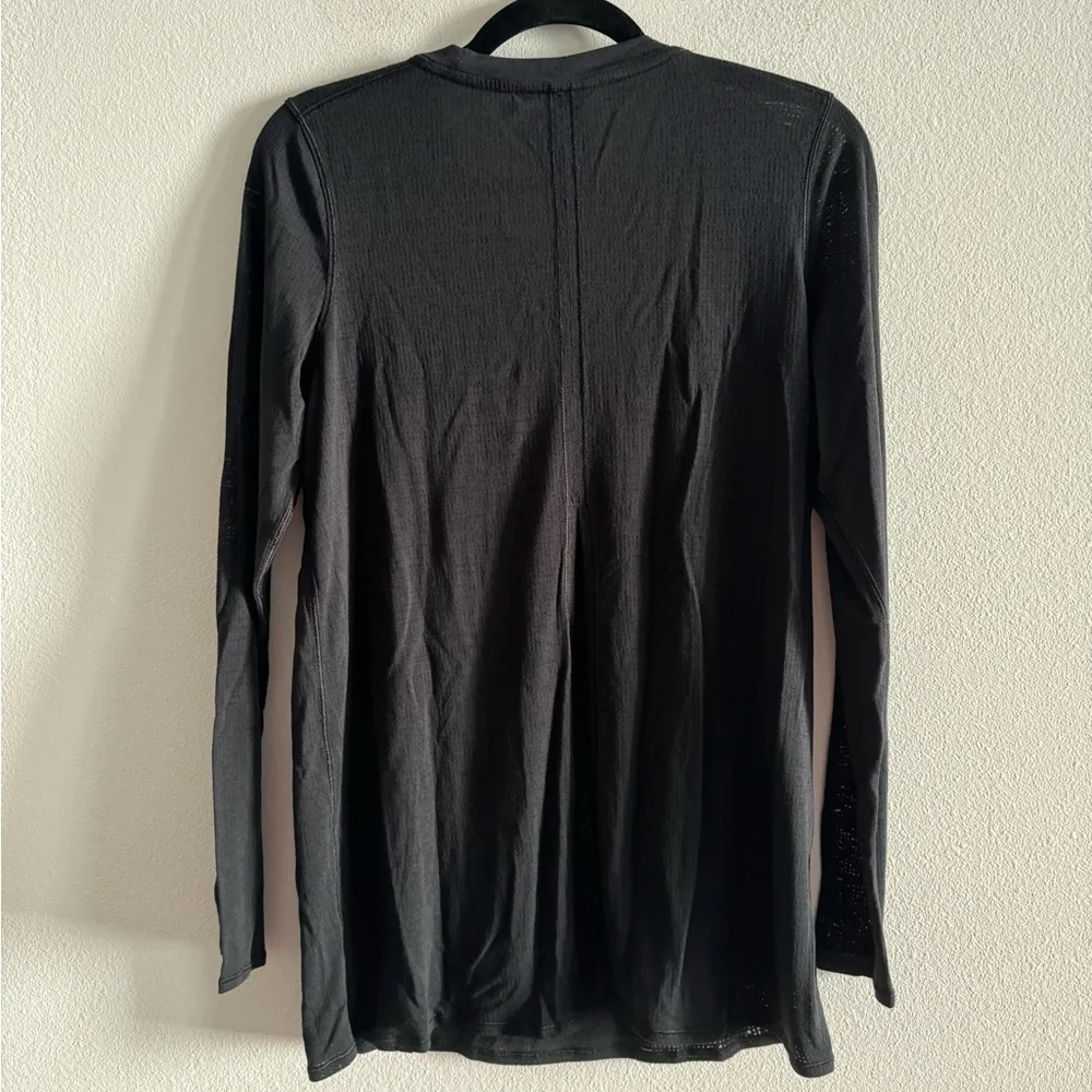 Lululemon Uncovered Tall Long Sleeve *Tie Black - Image 7