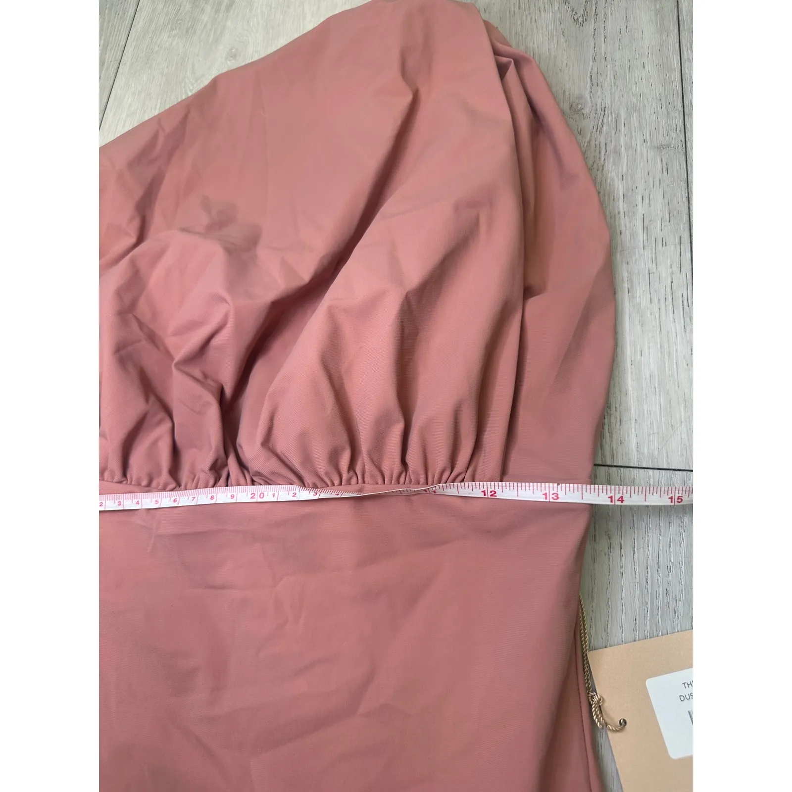 NWT‎ The Jagger Bumpsuit dusty rose XL maternity swimwear pregnant bathing suit Tan - Image 8