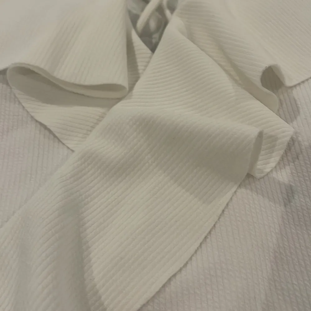 Off white ribbed one piece swim/ bodysuit Size XS - Image 3