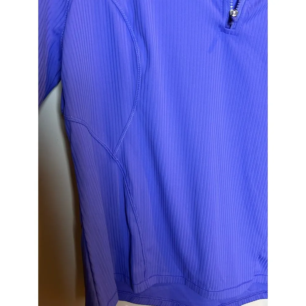 Spyder Women Size Large L 1/4 zip Athletic Pullover Quarter Zip Purple - Image 5