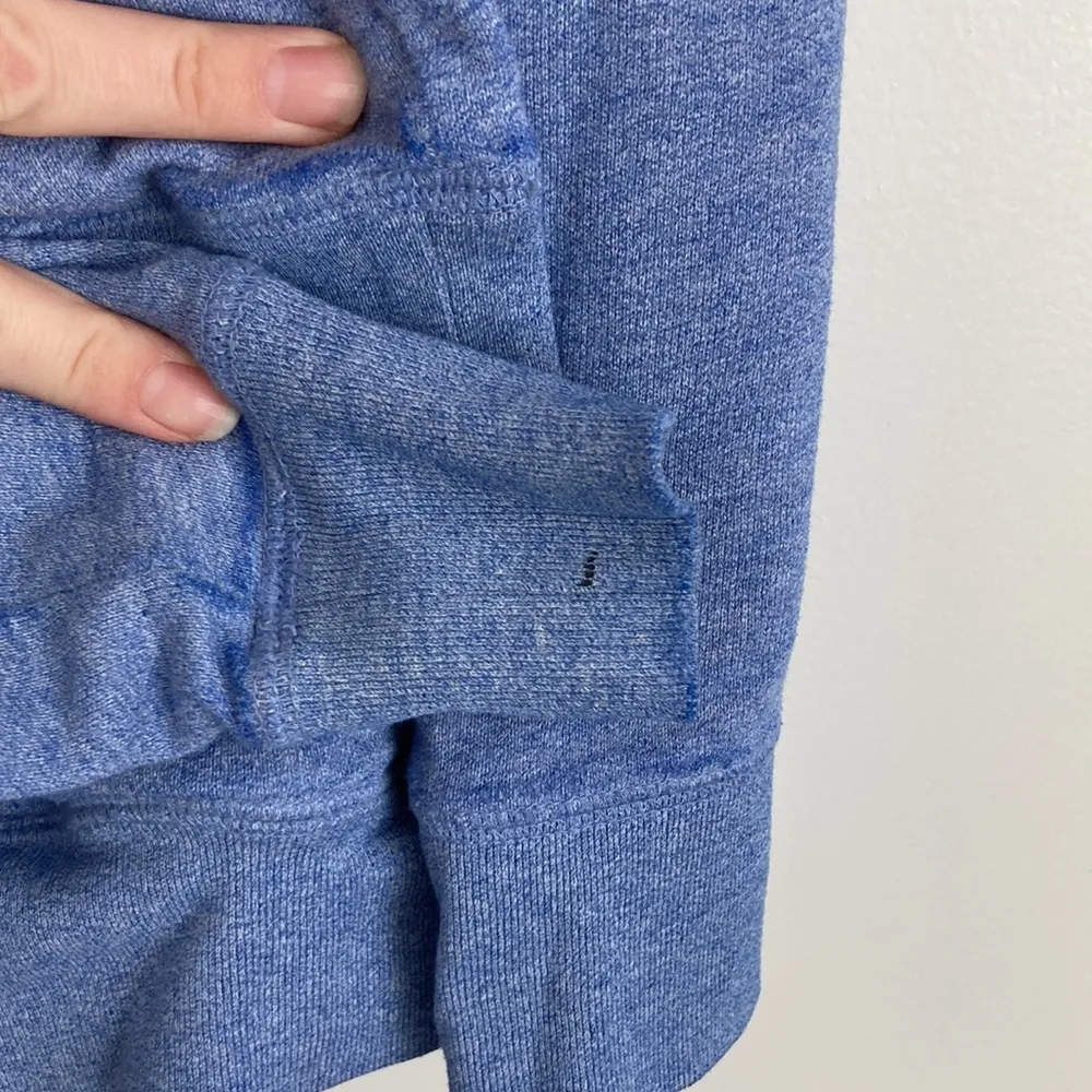 Pink| Blue 1/2 Zip Sweatshirt sz small - Image 4