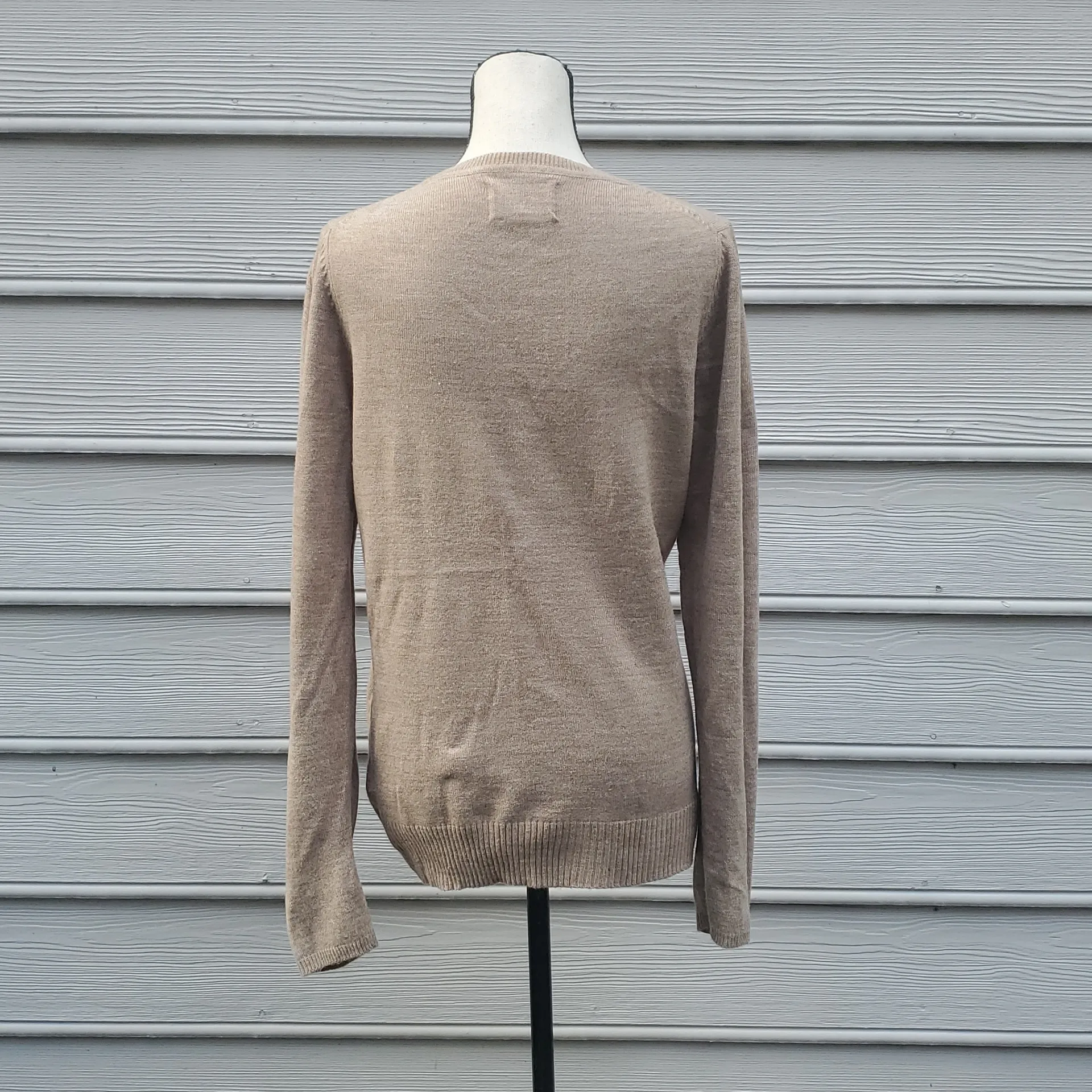 Debbie Morgan Oversized Crewneck Sweater Brown - Image 4