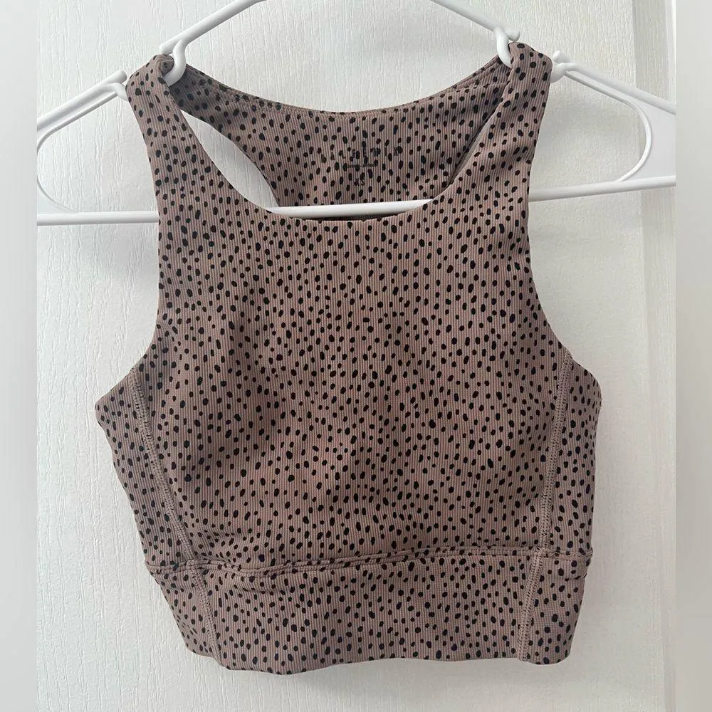 Anthropologie ALL FENIX Kira Stretch Racerback Sports Bra (Size XS) - Image 3