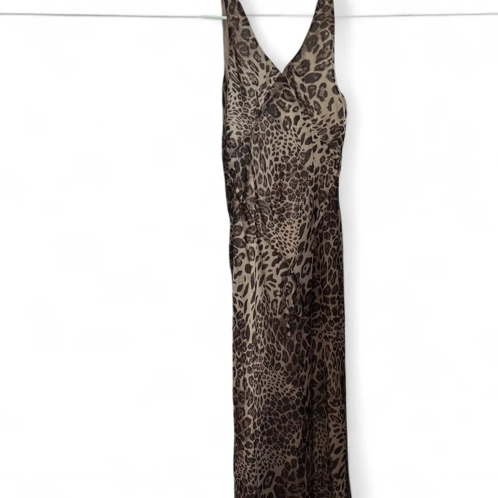 Princess Polly Nellie Maxi Dress Leopard in size 2 
New - Image 3