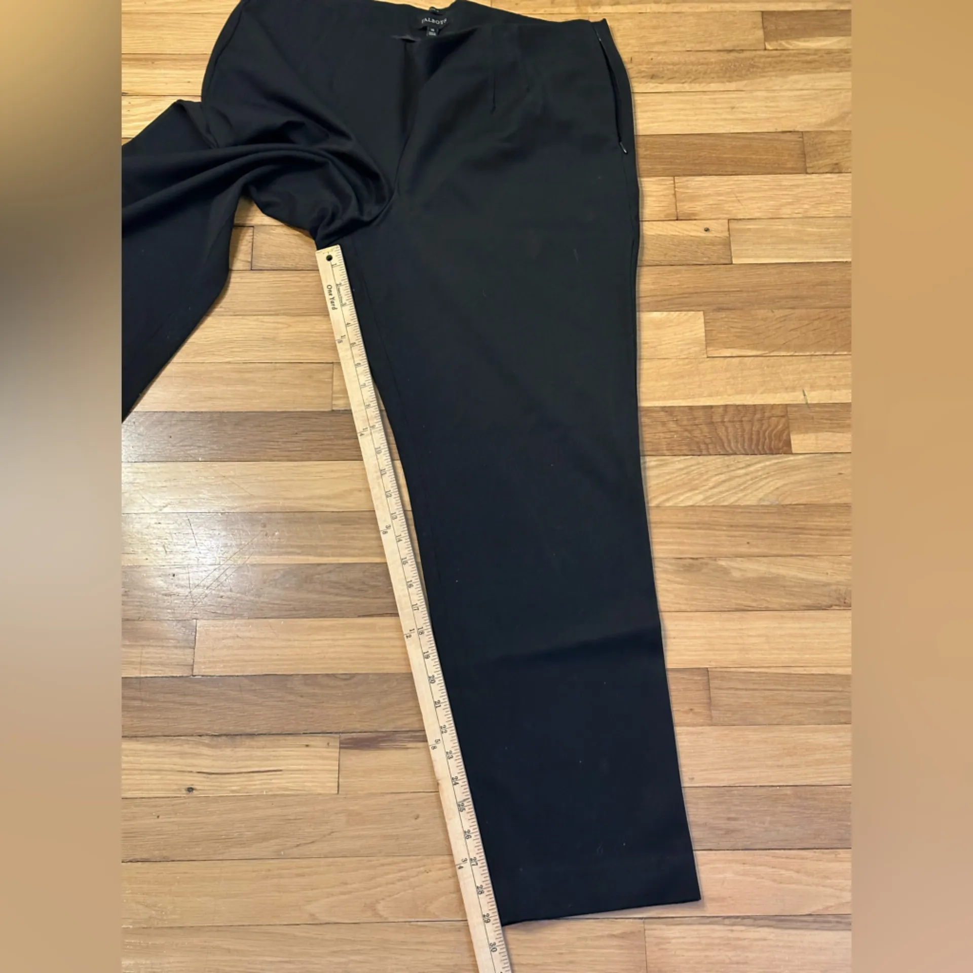 Talbot straight leg curvy black pants Sz 14 - Image 6