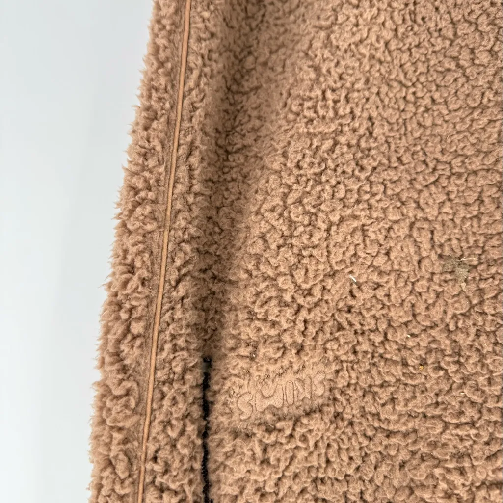 SKIMS Teddy Jogger In Color Tigers Eye Cozy Soft Sherpa Women’s Size Large - Image 5