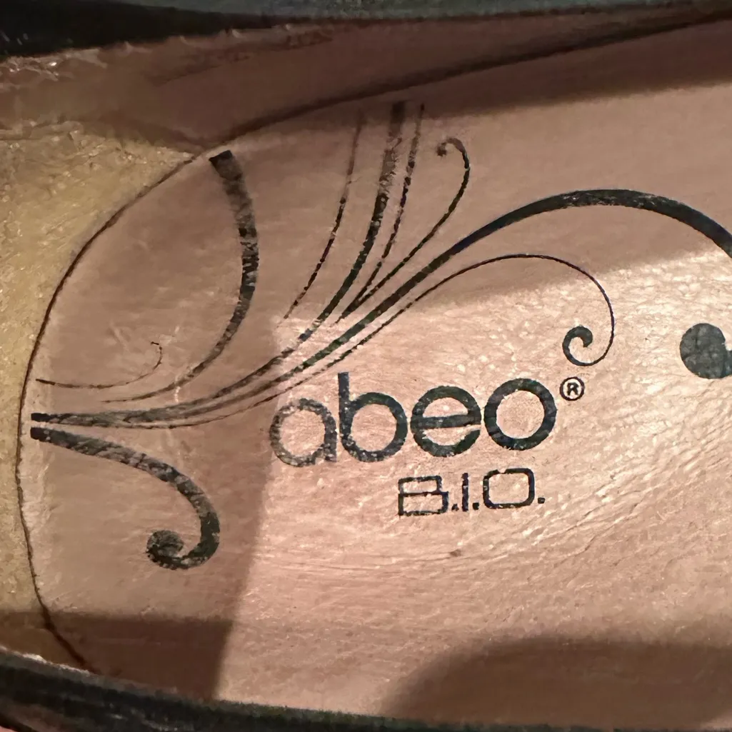 ABEO Nellie MaryJane Black leather comfort heels round toe rubber sole shoes 8 - Image 9