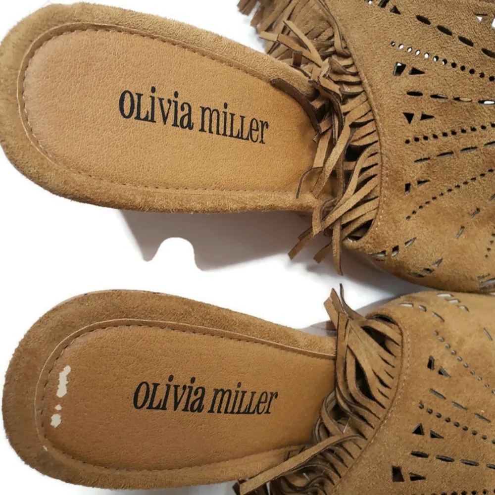 NWOT laser cut cork wedge sandal 10 - Image 7