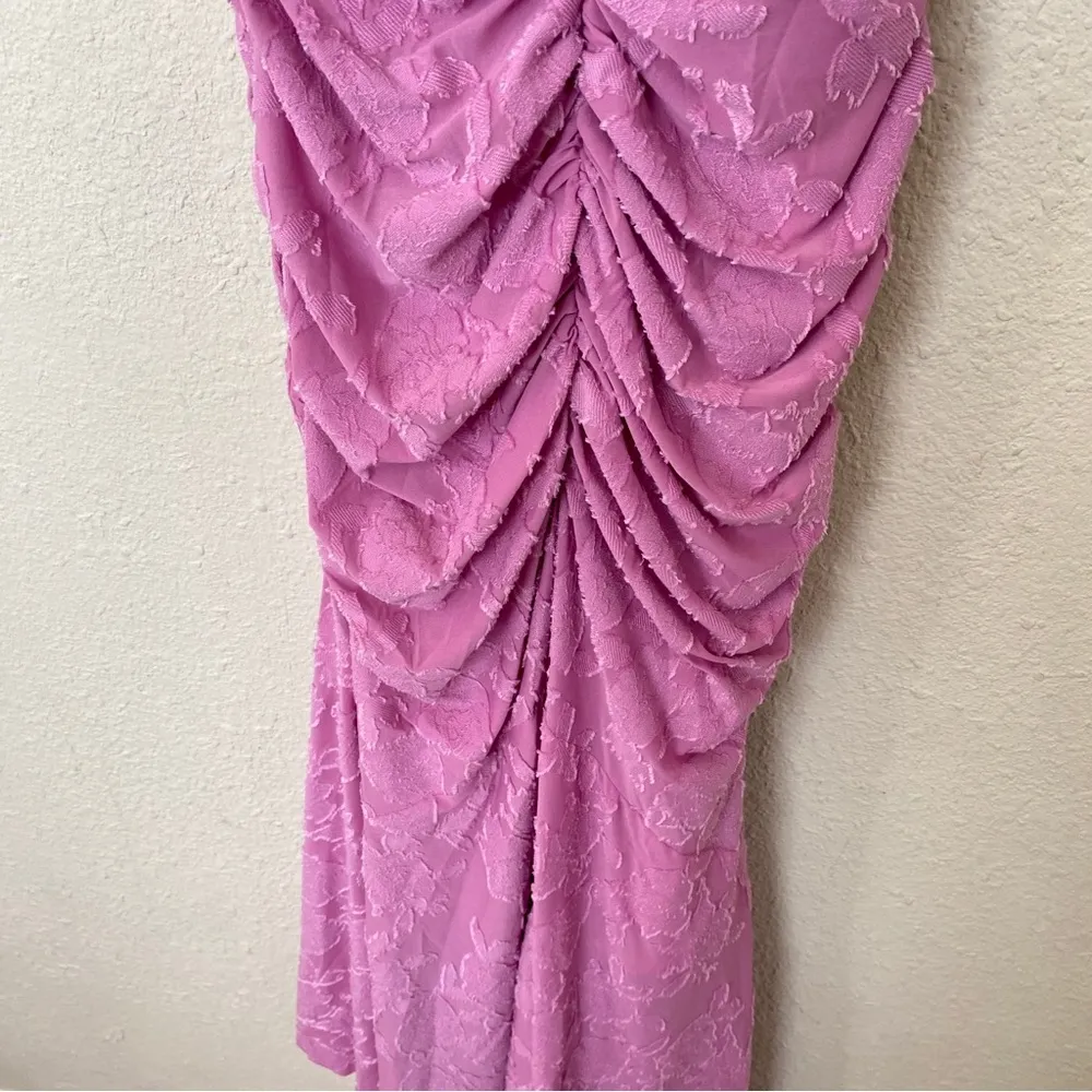 HOUSE OF CB 'Cesca' Rose Pink Floral Maxi Dress NWOT size XS - Image 6