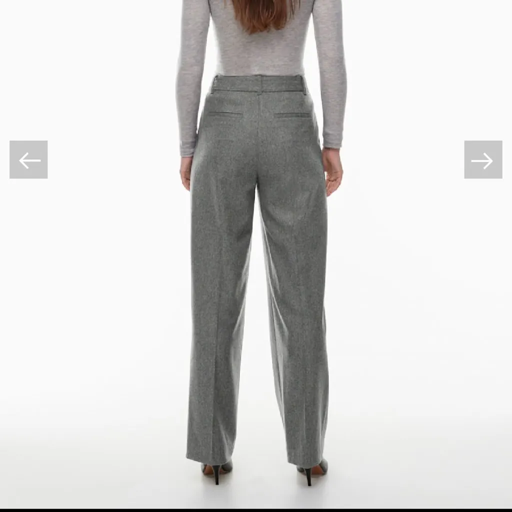 Wilfred Aritzia July trouser Pant Heather Medium Grey Size 2 - Image 3