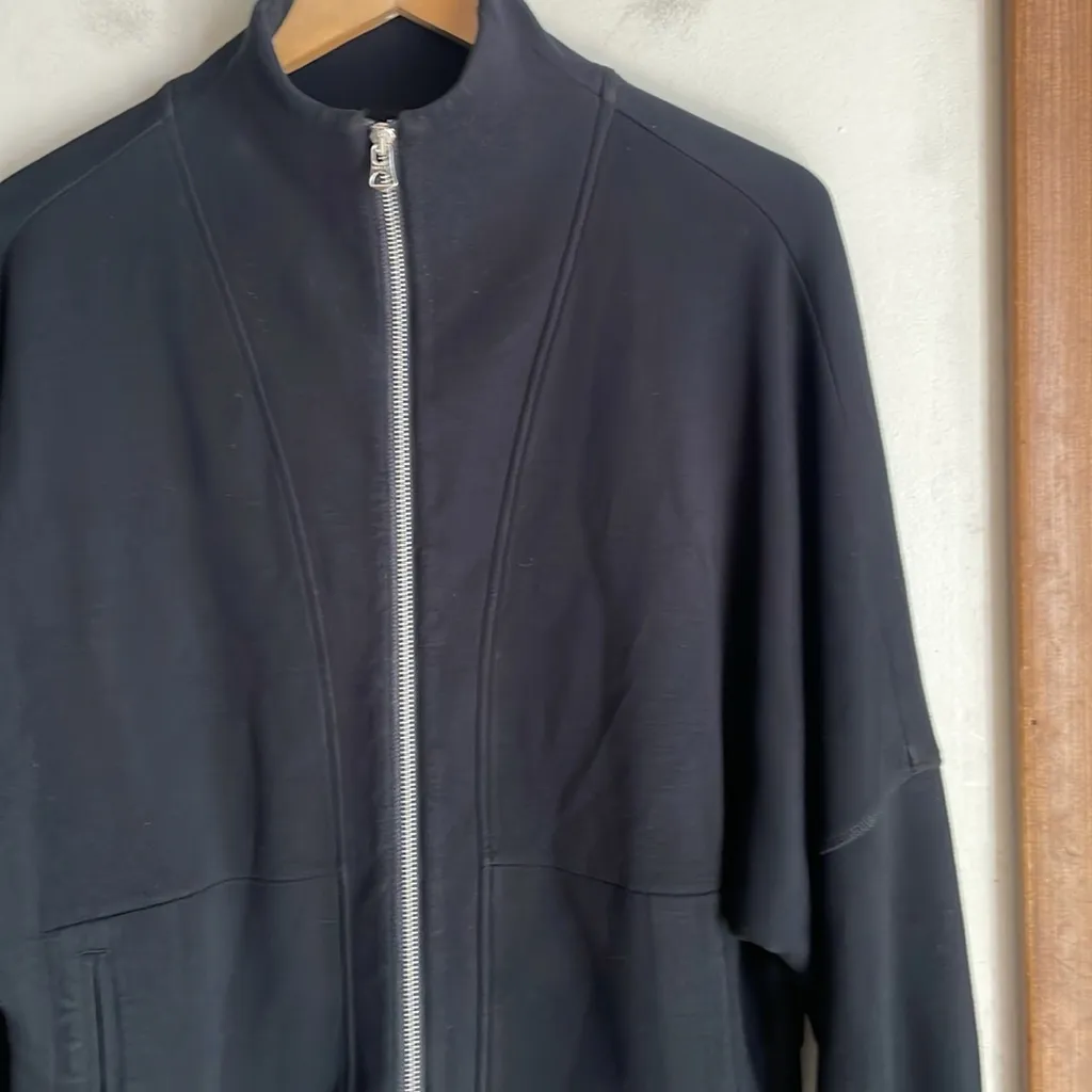 Varley Ashbury Zip Through Jacket Black - Image 4